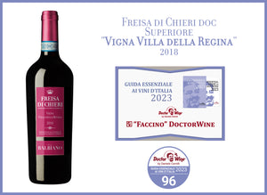 Freisa di Chieri DOC Superiore "Vigna Villa della Regina"