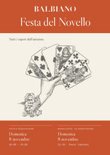 Carica l'immagine nel visualizzatore di Gallery, Festa del Novello 2026 | Pranzo Domenica 8 Novembre 2026